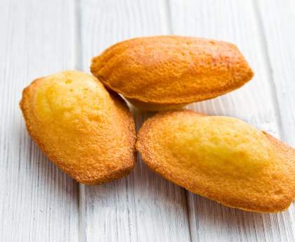 Madeleines au miel facile