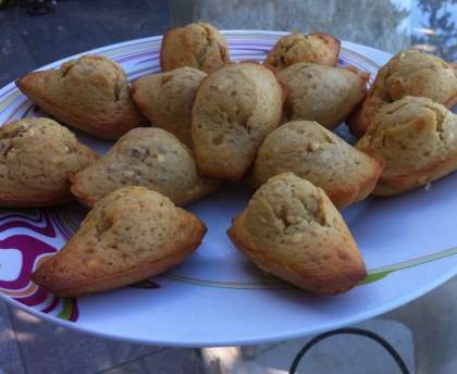 Madeleines au pralin