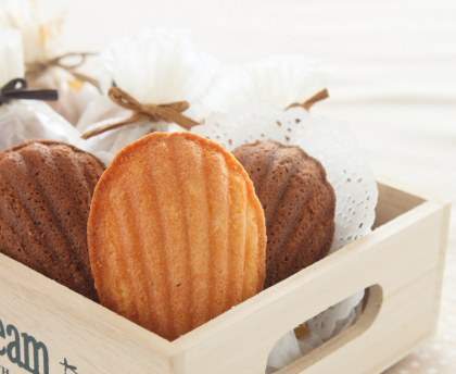 Madeleines chocolat- noix de coco