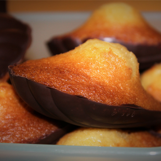 Madeleines Coque en Chocolat 
