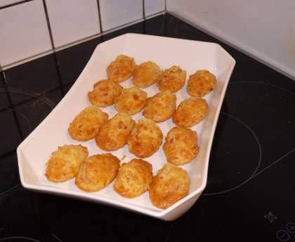 Madeleines salées jambon et roquefort