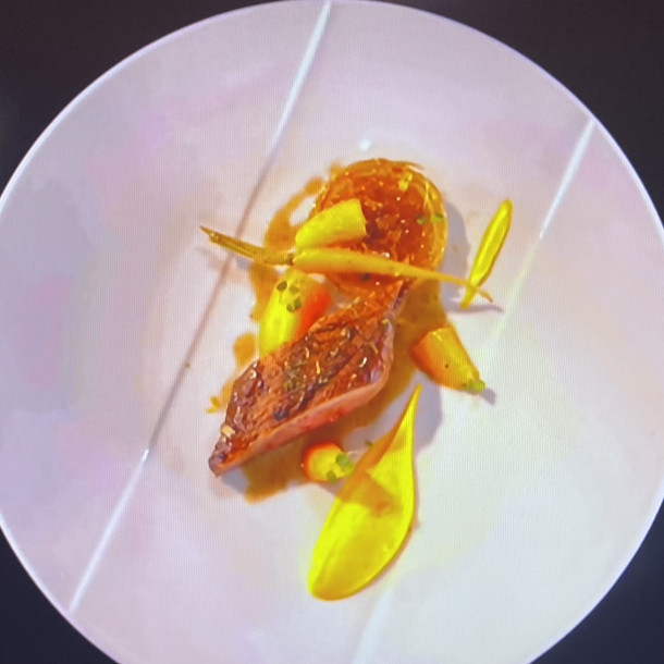 Magret de canard, agrumes et épices