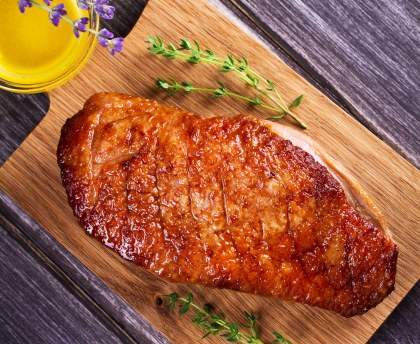 Magret de canard au miel et quatre épices