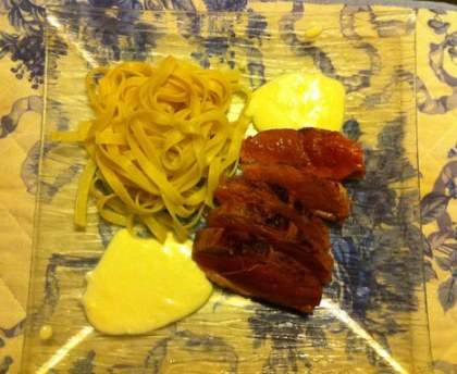 Magret de canard au Saint-Marcellin
