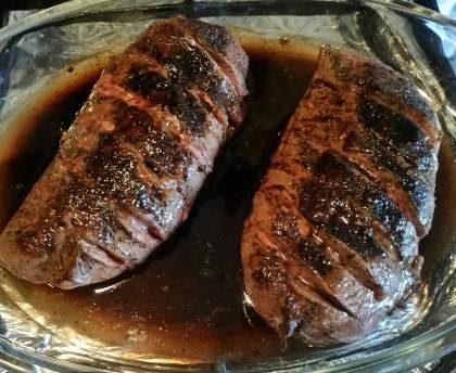 Magret de canard au vinaigre balsamique