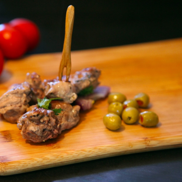 Magret de canard farci aux olives