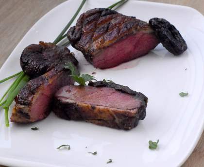 Magret de canard rôti aux mendiants