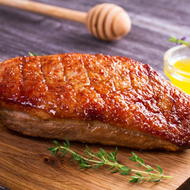 Magret en croute de sel