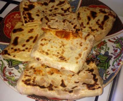 mahjouba ou crêpes fourrées franco-algérienne 