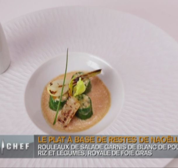 Maki de poule au pot et son émulsion façon royale