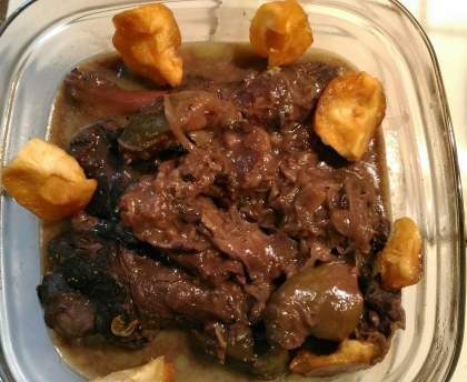 Manchons de canard aux figues et pommes