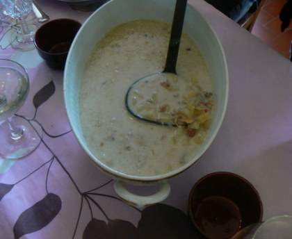 Manhattan Clam Chowder (palourdes)