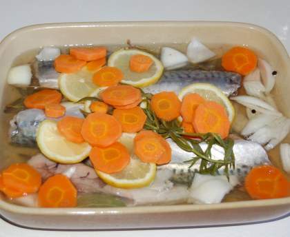 Maquereaux froids au vin blanc