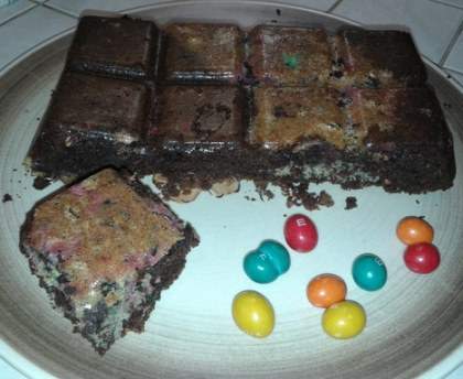 Marbré aux m&m's