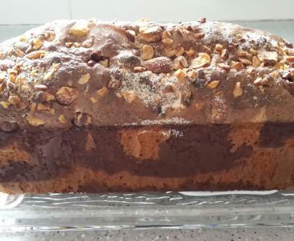 Marbré choco orange aux amandes
