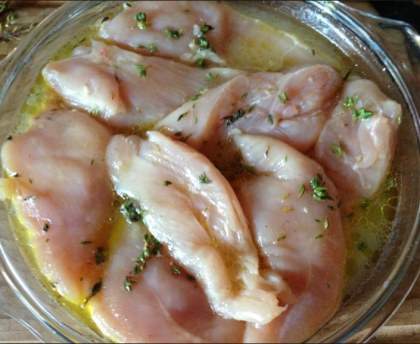 Marinade de poulet au citron vert