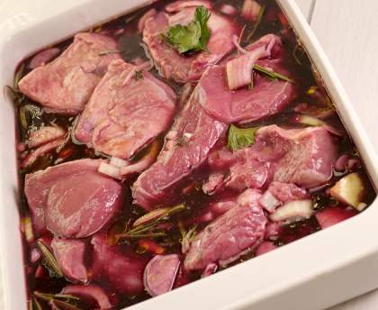 Marinade pour biche, chevreuil, sanglier