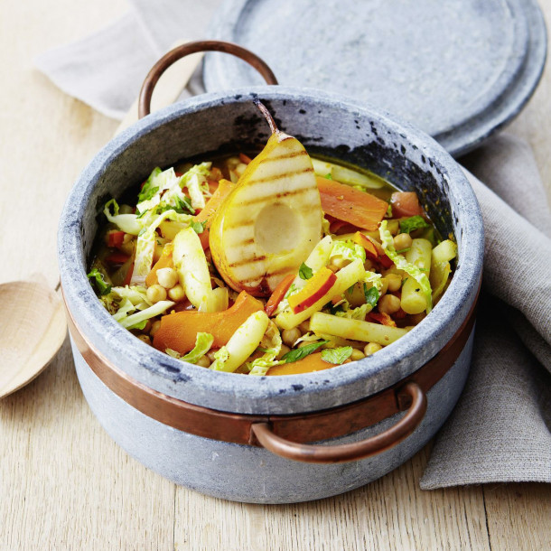 Marmite de légumes d’automne à la poire
