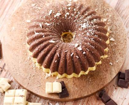 Marquise glacée au chocolat noir et aux amandes