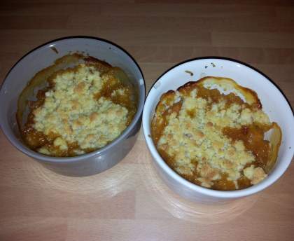 Melon en crumble d'été