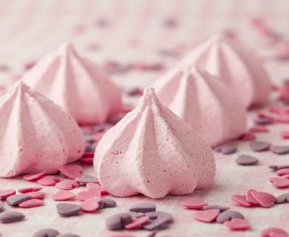 Meringue très facile à la fraise