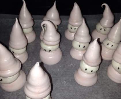 Meringues suisses sculptées
