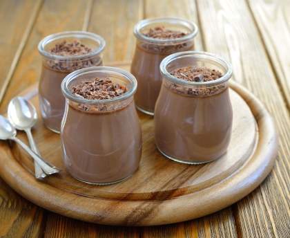 Mes petits pots de crème au chocolat !