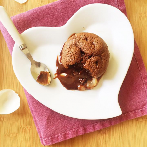 Mi-cuit au chocolat et à la poire 