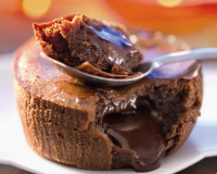 Mi-cuit au chocolat et crème de marrons