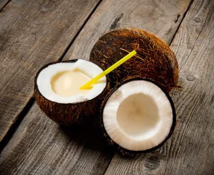 Milk shake au lait de coco