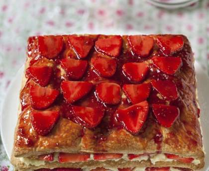 Mille-feuilles aux fraises
