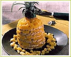 Millefeuille de thon à l'ananas