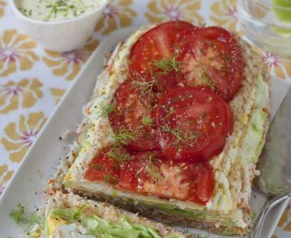 Millefeuille salé