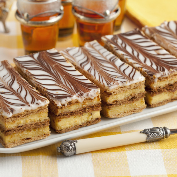 millefeuilles glacés au chocolat