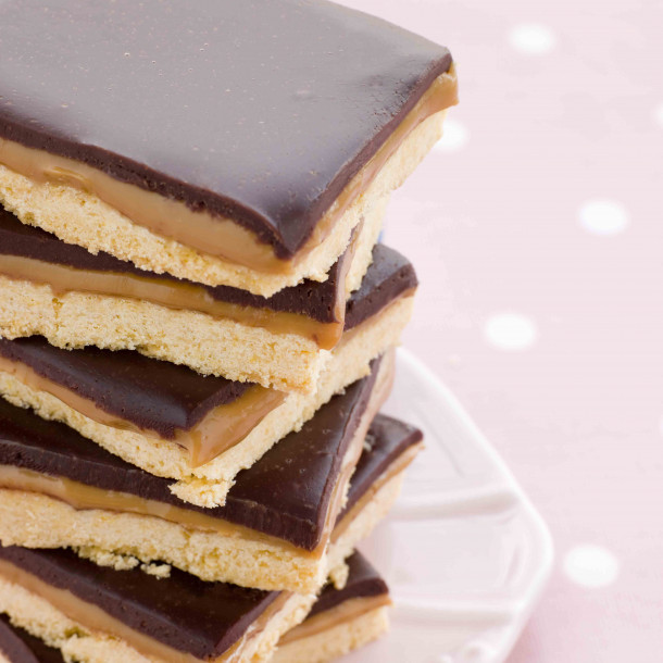 Millionaires' Shortbread (sablé-caramel-chocolat)