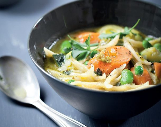 Minestrone vert de Trofie 