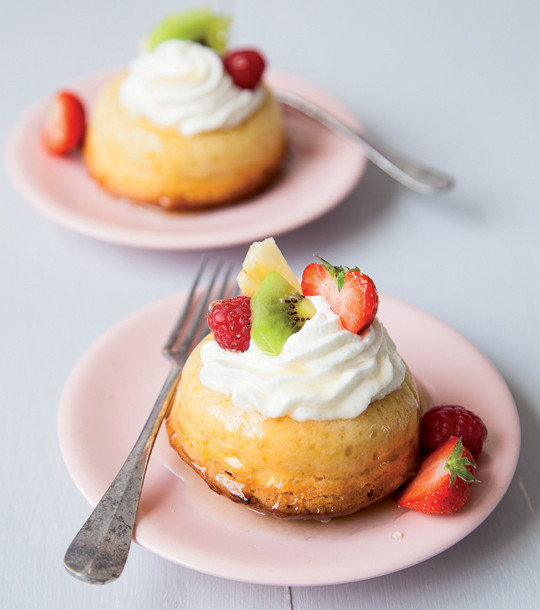 Mini babas au rhum