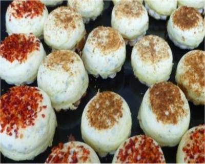Mini bouchées fromages épices