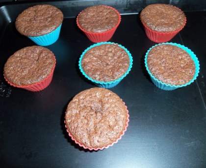 mini cake au chocolat