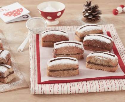 Mini cakes à la banane et au Nutella®