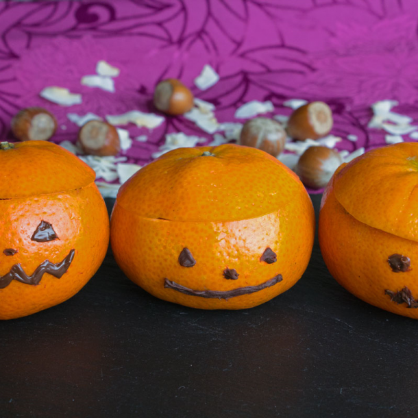 Mini citrouilles à la crème de clémentines