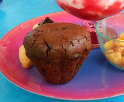 Mini-coulants au chocolat et au gingembre