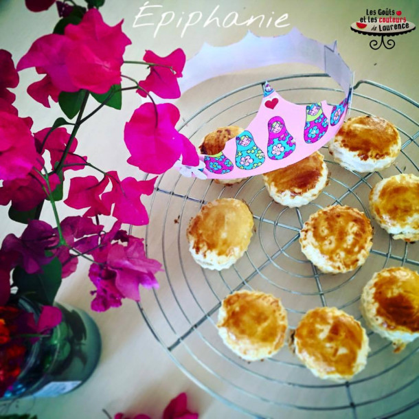 Mini galettes crème amandes fraise 