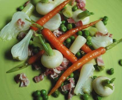 Mini-légumes mijotés 