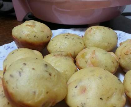Mini-muffin au saumon fumé