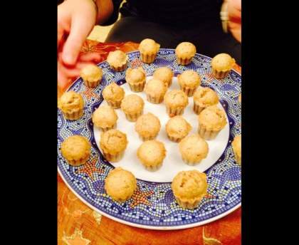 Mini muffins aux amandes