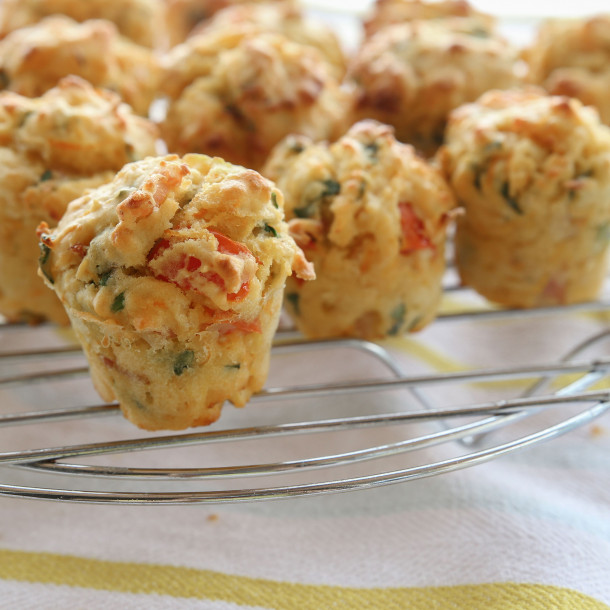 Mini muffins aux légumes