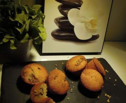 Mini Muffins oranges clémentines coeur nutella