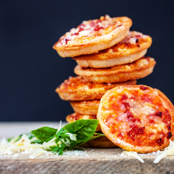 Mini pizzas à la tomate