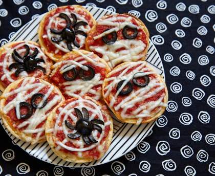 Mini pizzas du diable (spécial Halloween)